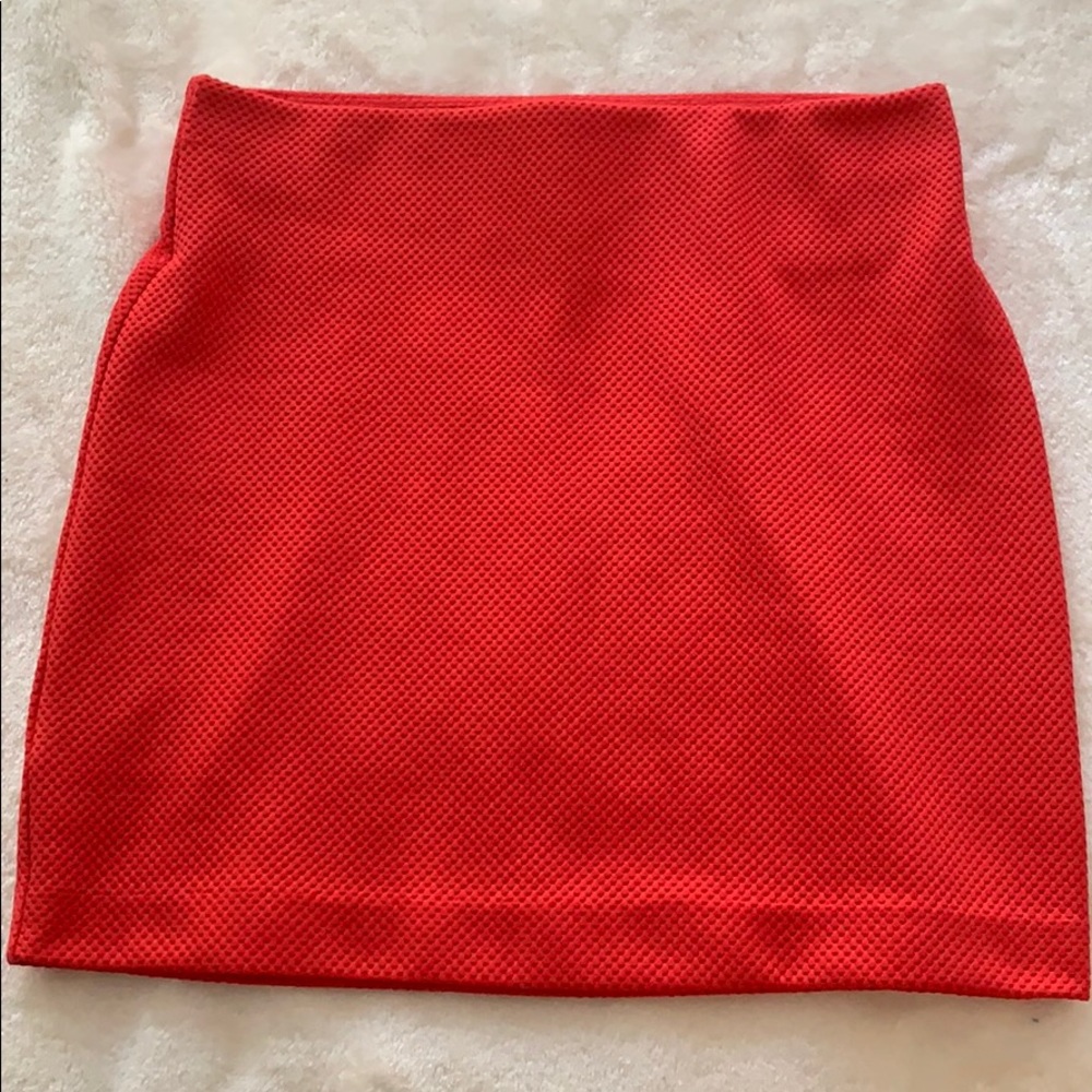 BCBGeneration Red Mini Skirt